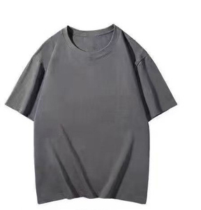 เสื้อยืดแขนสั้นสีพื้นผ้าฝ้ายแท้ 300 กรัม คุณภาพดี ราคาโรงงานจีน-บังกลาเทศ - Product Image 4