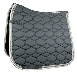 Vente en gros de tapis de selle western matelassé de qualité supérieure, durable, avec doublure en polaire de coton, design respirant pour l'équitation intensive et le dressage - Product Image 1