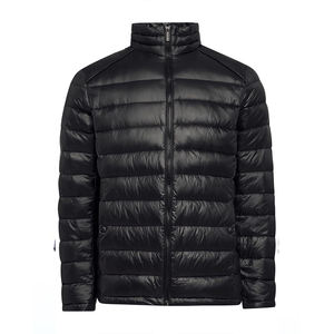 Wholesale Men's Puffer Jackets Full Sleeve Black Color Casual Wear Winter Puffer Jacket With Custom Design - Product Image 2