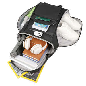 Mochila de Tenis con Logotipo Personalizado, Bolsa de Raquetas Impermeable de Oxford con Compartimento para Zapatos, Bolsillo Seco/Húmedo, Bolsa de Viaje Deportiva de Gran Capacidad - Product Image 6