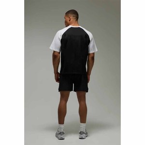 Custom <b>High</b> Quality Men Luxury Heavy 100% Cotton Oversize <b>T</b> <b>Shirt</b> Blank Mock <b>Neck</b> Heavyweight Oversized <b>T</b> <b>Shirt</b> - Product Image 6