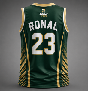 Maillot de basketball personnalisé en gros pour hommes, uniforme d'entraînement athlétique, t-shirt de sport respirant en maille à séchage rapide, marque privée OEM - Product Image 2