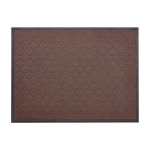 Alfombra de TPE marrón de 47x35 con estilo moderno, Felpudo con respaldo, Alfombra de entrada para interiores y exteriores de grado comercial para pasillo, resistente, lavable - Product Image 1