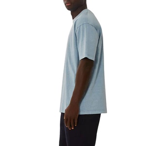 Fabricante de Camisetas Extra Grandes Lisas Personalizadas para Hombre, Camiseta de Algodón Premium de Corte Holgado, Estilo Urbano Minimalista - Product Image 1