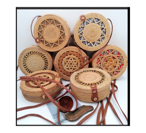 Fabricant vietnamien produisant des sacs en rotin pour des programmes d'exportation en gros et une distribution internationale. - Product Image 1