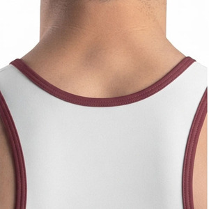 Combinaison de lutte pour hommes 100% polyester, combinaison de lutte pour hommes de haute qualité, maillot de lutte sans manches à compression pour hommes - Product Image 5