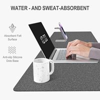 Tapis de bureau en feutre personnalisé avec logo, tapis de souris, protection antidérapante, tapis d'écriture pour bureau, décoration de la maison