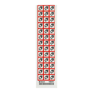 Brady GHS Oxidizing Adhesive Labels-Matte <b>UV</b> Debossed Warning <b>Stickers</b> for Chemical Storage - Product Image 2