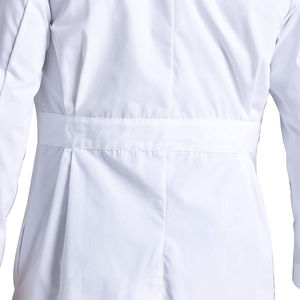 เสื้อกาวน์แพทย์สีขาวสำหรับผู้ชายไซส์ใหญ่ น้ำหนักเบา พร้อมดีไซน์ป้องกันเข็มแทง สำหรับนักศึกษาแพทย์ - Product Image 5