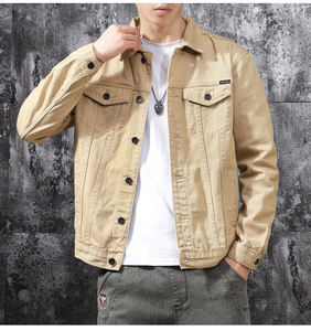 Cool And Comfortable new style <b>Denim</b> Jacket Men Designer Men Casual Cotton Jacket <b>Denim</b> <b>Coats</b> soft material Oem jacket for men - Product Image 5