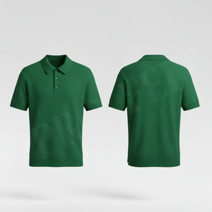 Polo de Manga Corta para Hombre, Talla Grande, Transpirable, Texturizado, Informal, Ligero, de Verano, Mezcla de Algodón Suave, para Golf - Product Image 3