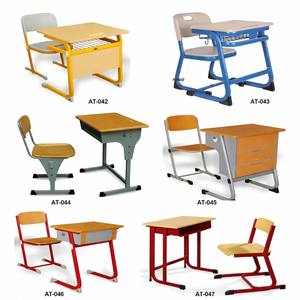 เฟอร์นิเจอร์เด็กแบบที่นั่งเดี่ยว เฟอร์นิเจอร์เด็กแบบที่นั่งคู่ โต๊ะนักเรียนเดี่ยว โต๊ะและเก้าอี้เด็กสำหรับนักเรียน เฟอร์นิเจอร์สำหรับโรงเรียน - Product Image 3