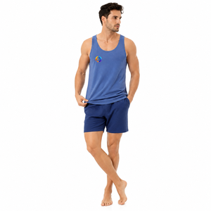 โครงสร้างน้ำหนักเบาช่วยให้เคลื่อนไหวสะดวก พร้อมเสื้อกล้าม Man Tank Top ที่สวมใส่สบายสำหรับการเดินทางและกิจวัตรประจำวัน - Product Image 6