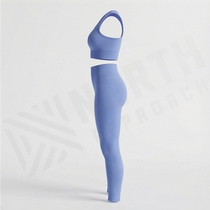 Leggings Deportivos Sin Costuras para Yoga, con Logotipo Personalizado, Ropa Deportiva Premium para Mujer, para Gimnasio, Entrenamiento, Fitness, Ejercicio y Deportes - Product Image 3