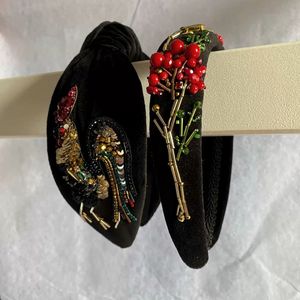 Floral Embroidery Beaded <b>Hair</b> <b>Band</b> Handmade Decorative Headband for Women and <b>Girls</b> - Product Image 1