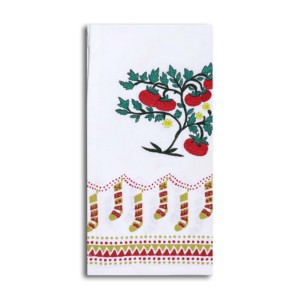 New Elegant Embroidery Design Christmas Kitchen Towel Customized Size 100% Cotton Kitchen Towels at Affordable Price. - Product Image 2