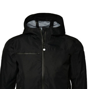Manteau de pluie long personnalisé imperméable pour homme avec capuche à cordon et fermeture à boutons, envoyé par Dress Sports - Product Image 2