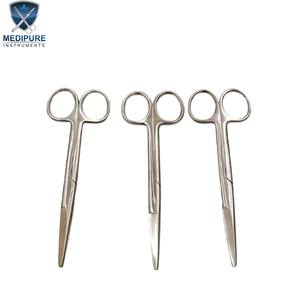 กรรไกรผ่าตัดคุณภาพสูง ขนาด 5.5 นิ้ว ทำจากเหล็กกล้าไร้สนิม ใบมีดคม ใช้ซ้ำได้ ฆ่าเชื้อได้ด้วยหม้อนึ่งความดัน - Product Image 6