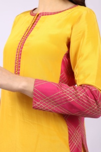 Conjunto de 2 piezas de ropa étnica premium, elegante conjunto de cordón con trabajo Gotta, hermoso atuendo para mujer para ocasiones especiales. - Product Image 4