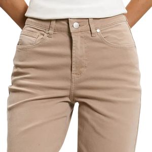 Jean classique droit pour femme, taille haute, en denim, pantalon en coton, confortable pour le quotidien, fournisseur de mode en gros - Product Image 3