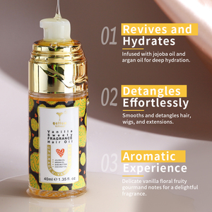 Aceite para el Cabello con Aroma a Vainilla, con Aceites Naturales, Fragancia a Vainilla, Cuidado del Cabello, Anti-Enredos, Aporta Suavidad y Brillo - Product Image 1