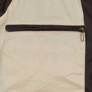 Gilet de motard en cuir véritable respirant à col en V avec fermeture éclair, broderie personnalisée de haute qualité, style sportif, pour homme - Product Image 3