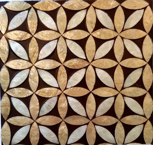 Luxury Shell <b>Mosaic</b> Wall Panel Premium <b>Mosaics</b> <b>for</b> Interior Decor - Product Image 1