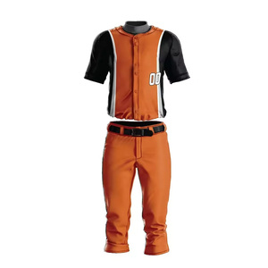 Maillots de baseball personnalisés en gros, maillots de baseball personnalisés avec numéros, maillots de baseball en polyester sublimé pour les équipes américaines - Product Image 1