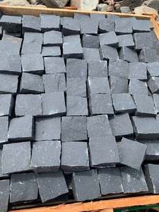 Eco-friendly Rustic Natural Split Black Basalt Durable Paving <b>Stones</b> 5-Year Warranty Cut-to-Size for Landscaping Courtyards - Product Image 1