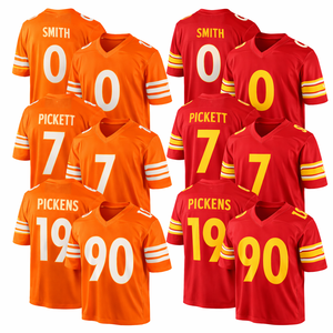 Maillots de football américain 2026 pour hommes et femmes – Tenues de sport respirantes, chemises athlétiques gaufrées, logo cousu, personnalisables, grandes tailles - Product Image 2