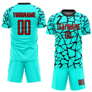 Ensemble de maillots de football personnalisés par sublimation, uniforme de football personnalisé pour hommes et garçons, respirant, à séchage rapide, tenue d'équipe, vêtements de sport - Product Image 3