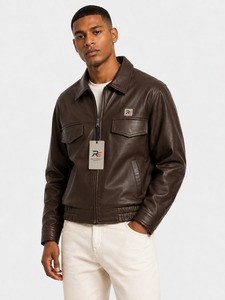 Chaqueta de cuero de alta calidad diseñada para brindar estilo, comodidad y un rendimiento duradero en todas las estaciones. Chaqueta de cuero de alta calidad. - Product Image 2