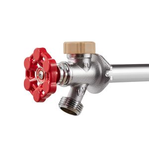 Rubinetto Esterno Antigelo Anti-Sifone da 12 Pollici con Connettore Push-to-Fit da 1/2 Pollici e Valvola Antiritorno da 3/4 Pollici per Giardini - Product Image 5