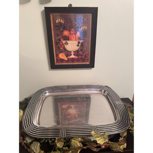 Customized Size Eco-Friendly Metal Serving Tray Hotel Supplies Best Decorative Food Dish Wholesale Serving Platter Supplies - Product Image 6
