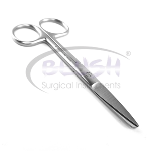 Stainless Steel Manual Reusable Straight & Curved Dissecting Surgical Operating Scissors CE Certified By <b>Blush</b> Surgical - Product Image 1