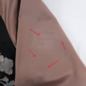 Chaqueta Sukajan Bordada Personalizada de Moda Urbana, Diseño Artístico Personalizado, Tela Satinada, Chaqueta de Invierno Elegante con Cuello Alto y Logotipo Frontal - Product Image 6