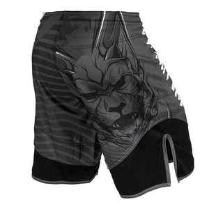 Créez vos propres shorts de MMA pour hommes, shorts de Muay Thai et de kickboxing de haute qualité, personnalisés, légers, unis et teints. - Product Image 3