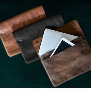 Funda de Piel Vintage para Portátil con Logotipo Personalizado, para Mujeres, Uso en Oficina y Negocios, LS-0201 - Product Image 4