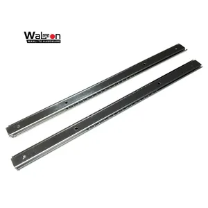 2-Way Ball Bearing 35mm Single Extension Drawer Runners Kitchen and Bathroom Cupboard Hardware Sliding Furniture Guide Rail