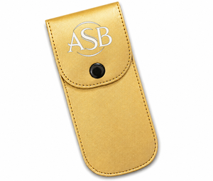 Pince à épiler sourcils ASB Cream Gold avec logo personnalisé, en acier inoxydable, pointes biseautées et pointues, écologique, durable, ciseaux à ressort pour cils - Product Image 6