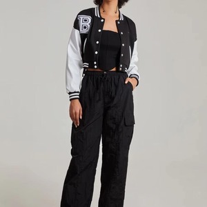 Chaqueta Varsity Vintage de Invierno de Primera Calidad, 100% Lana, Bordada con Letras, Chaqueta Bomber Universitaria para Hombre, Chenille - Product Image 2