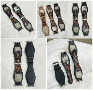 Nuevo 2025 correas de reloj de cuero mecanizadas a mano para mujer de alta calidad correa de reloj femenina para Apple Watch Series muñequeras de cuero de vaca - Product Image 3