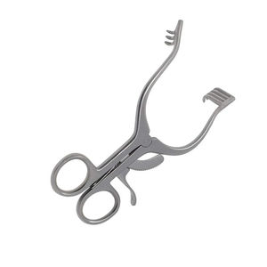 Retractor Mastoideo 4x4 con Dientes Afilados, 19mm de Ancho x 12mm de Profundidad, 165mm, Instrumento Quirúrgico Manual, Herramienta Médica - Product Image 4