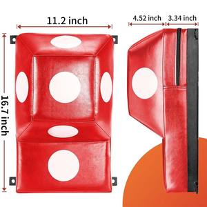 Pro Leather <b>Wall</b> <b>Mount</b> Training <b>Bag</b>/Boxing <b>Wall</b> <b>Mount</b> <b>Punching</b> <b>Bag</b> Kicking Pad MMA Kickboxing Training Target Punch <b>Wall</b> <b>Bag</b> - Product Image 5