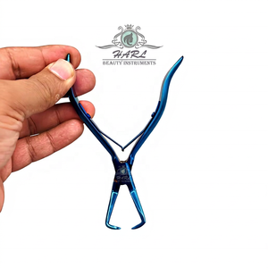 Outils personnalisés pour extensions de cheveux, pinces à revêtement plasma bleu pour extensions de cheveux humains, ouvre-anneaux micro, outils de coiffure - Product Image 2