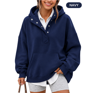 Sudadera con capucha para mujer, personalizada, 100% algodón piqué, 220 GSM, manga corta, color liso, con bordado en el pecho, proveedor informal de Bangladesh - Product Image 6