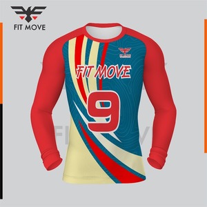Ensemble de maillots de football personnalisés pour hommes adultes, 100% polyester, imprimé par sublimation, manches courtes, nom de l'équipe/nombres/nom du joueur - Product Image 3