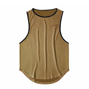 Débardeur sportif pour homme, respirant, à séchage rapide, écologique, en polyester/coton, pour la course à pied, le basketball et l'entraînement estival - Product Image 3