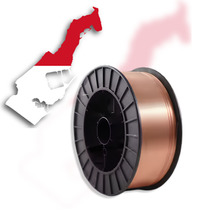 Fil de soudage MIG cuivré (AWS A5.18 ER70S-6) pour le marché monégasquin : Support OEM ODM, bobine et emballage en tambour - Product Image 1