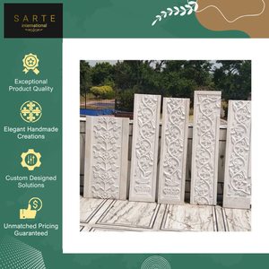 Exportador al por Mayor que Vende Paneles de Mural de Pared de Piedra Arenisca Ecológicos, Hechos a Mano, con Diseño Personalizado de Alta Calidad y Tallado Intrincado - Product Image 6